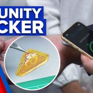 New sticker to monitor possible infections | 9 News Australia
