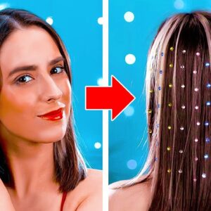 Awesome Hair Hacks to Look Like a Star || Funky Hairstyle Ideas And Easy Ways to Cut Hair at Home!