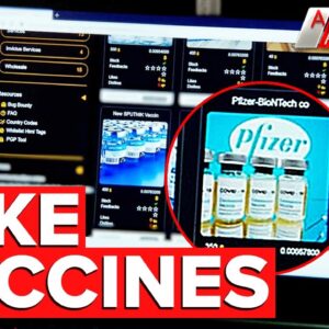 Fake coronavirus vaccines sold by dark web criminals | A Current Affair