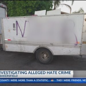 Police investigating vehicle theft, alleged hate crime at Southwest Bakersfield home
