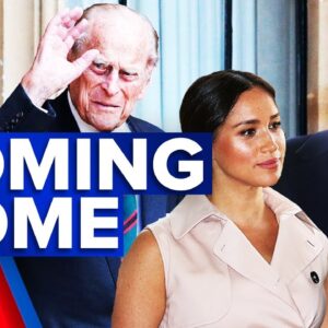 Prince Harry to leave US for Grandfathers funeral | 9 News Australia