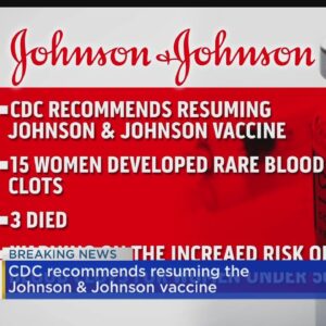 US Health Panel Urges Restarting J&J COVID-19 Vaccination