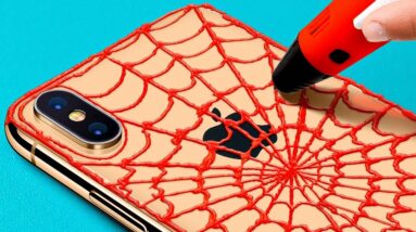 3D PEN CRAFTS || 20 Cool DIY School Supplies with Hot Glue Gun, Epoxy Resin