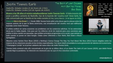 Justin Townes Earle (1982 - 2020) - The Saint of Lost Causes / Ain't Got No Money / Say Baby