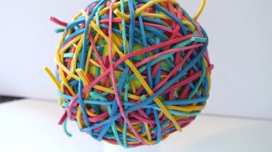 how to start a rubber band ball 3